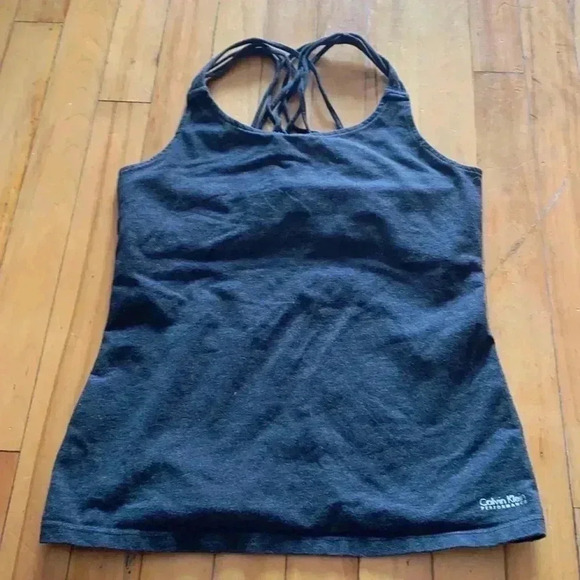 Calvin  klein workout top with built in bra - Picture 1 of 6